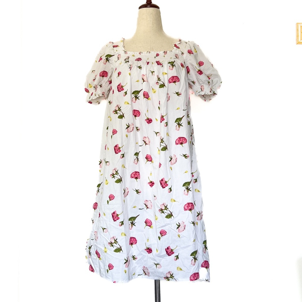 J Crew | Floral Cotton House Dress